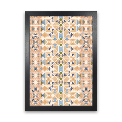 Boho Nomadic Tribal Orange - Print