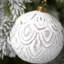 Aldiana 3 Piece Patterned Ball Ornament Set