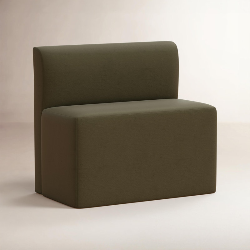 Banquette Archbald, Velours classique Loden