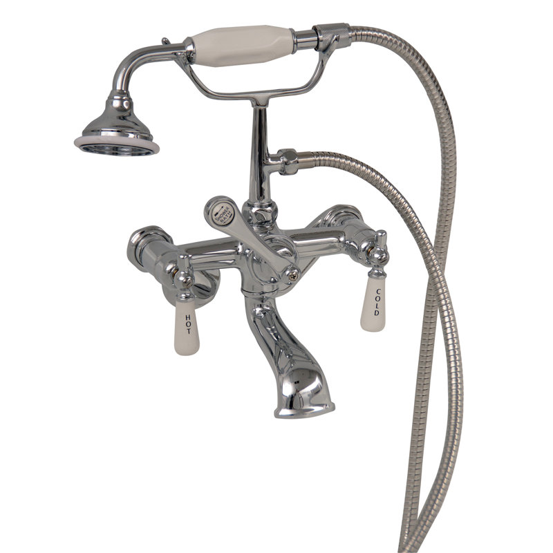 Baignoire en fonte trempée 54 "x 30" avec robinet Antonio