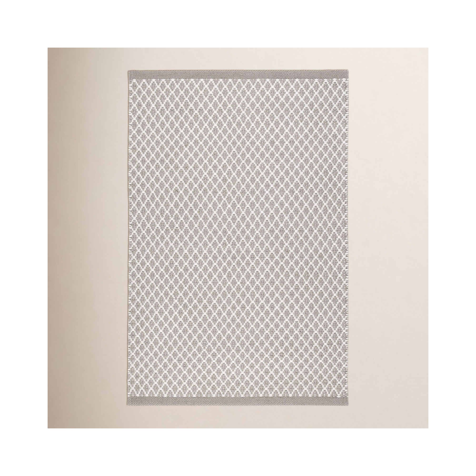 Mainsail Grey Handwoven Indoor/Outdoor Rug, Rectangle 8' x 10'