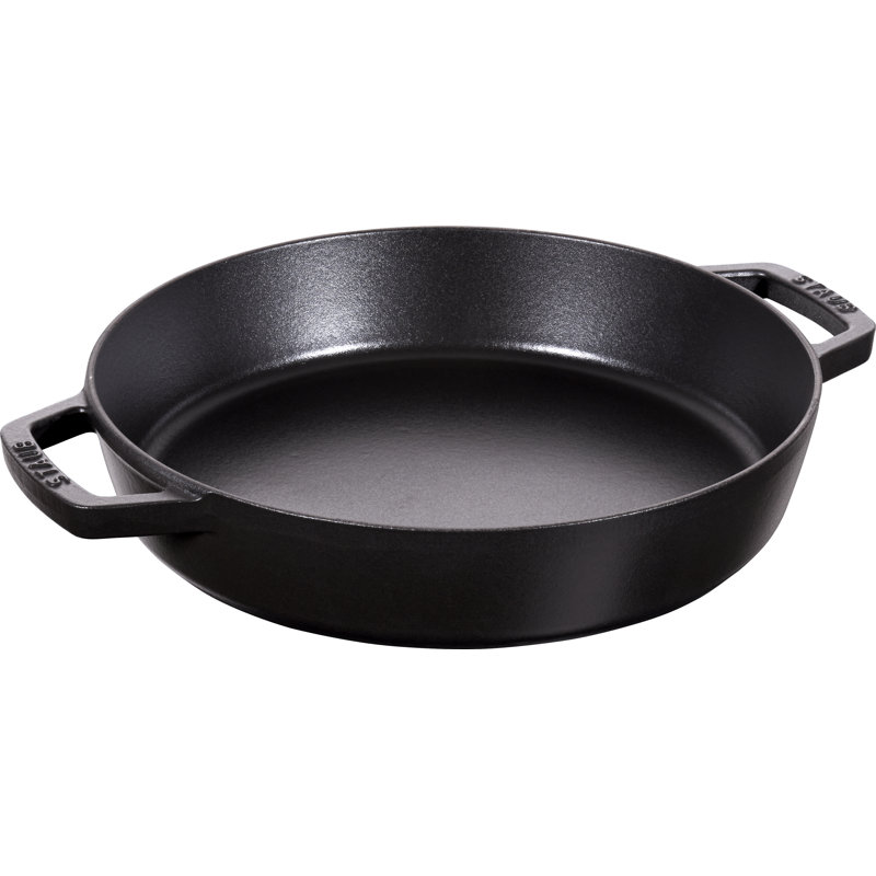 STAUB Cast Iron Fry Pan, Black, 26cm
