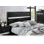 Lit de style contemporain avec tête de lit grand lit 1pc avec meubles de chambre à coucher