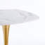 Table de salle à manger de style Mid-Century Squaretulip pour 2 à 4 personnes avec plateau en panneau de fibres à densité moyenne et piédestal en métal-561778847