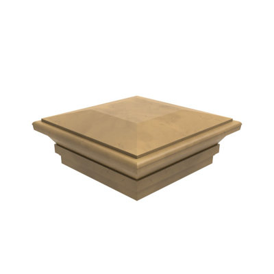 Barrette Outdoor Living Brown Vinyl Post Cap / Top for Posts