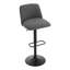 Neshay Swivel Adjustable Height Upholstered Bar Stool-117757533