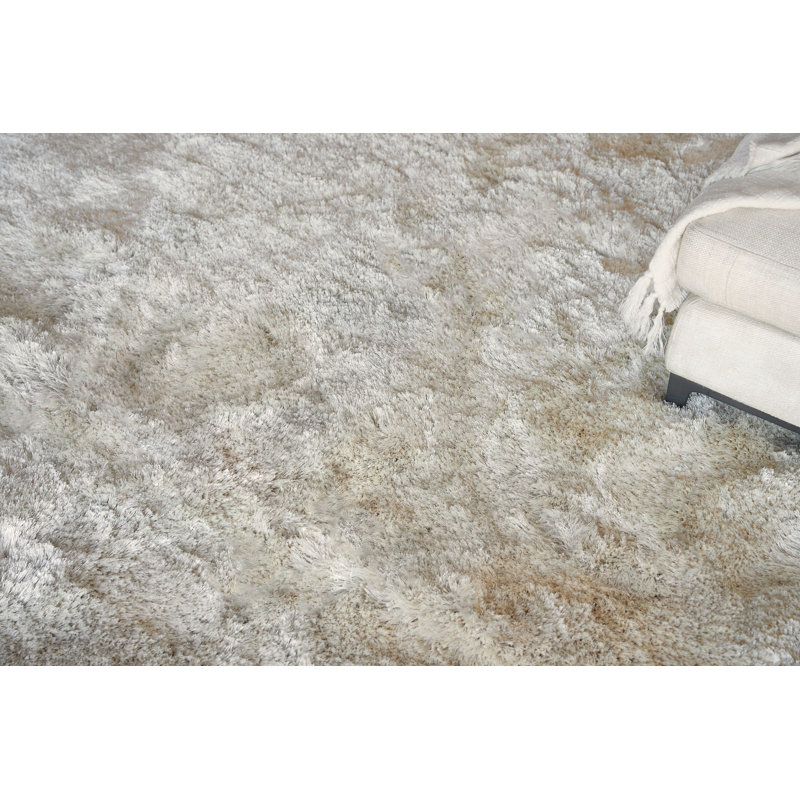 Sumo Solid Area Rug in Beige, Rectangle 5' x 8', Beige