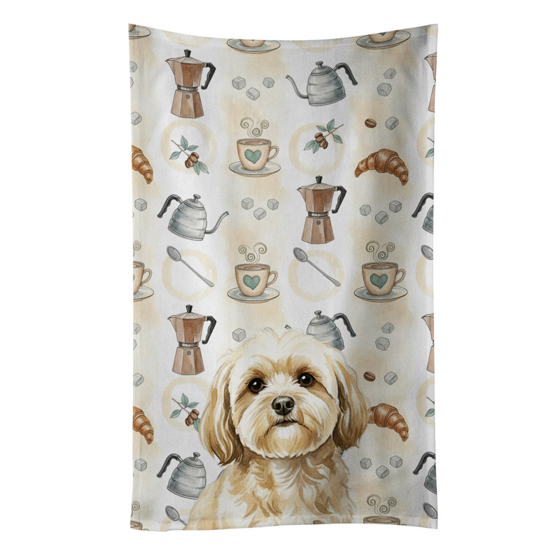 Torchon crème Lhasa Apso, Crème Lhassa Apso