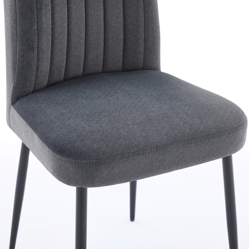De 2 chaises de salle à manger à pieds réglables en velours de fer à coût élevé - avantage pour les espaces intérieurs Simple Design Home Decor