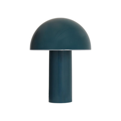 Celia 10" Mushroom Portable LED Table Lamp, 3-Way Dimming and Rechargeable