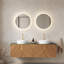 Meuble-lavabo mural avec lavabo rond en céramique-1078749502