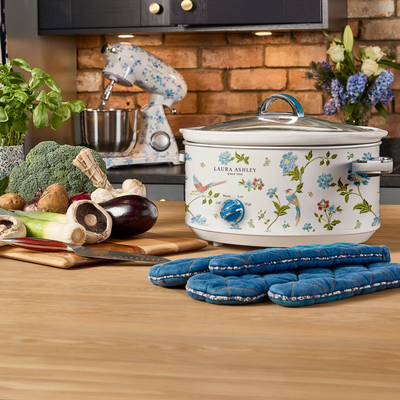 Laura Ashley Elveden White 3.5L Slow Cooker