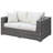 Nathain 35'' Reception Loveseat