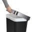 Simplehuman 45 Liter / 12 Gallon Rectangular Kitchen Step Trash Can with Soft-Close Lid, Plastic-17063975