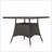 CORSICA SQ DINING TABLE
