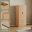 2 Door 2 Drawer Wardrobe Modern Bedroom Storage Solution for Clothes and Accessories-1718864541