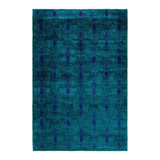 Overyed One-of-a-Kind Rectangle 6'2" X 9'1" Hand Knotted Area Rug
