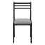 Ensemble de table de salle à manger à abattants contemporain 3 pièces, conception peu encombrante avec chaises rembourrées, idéal pour les petites cuisines et les salles à manger-656557954-656557952