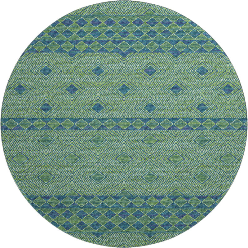 Vezio Outdoor Doormat, Round 8'