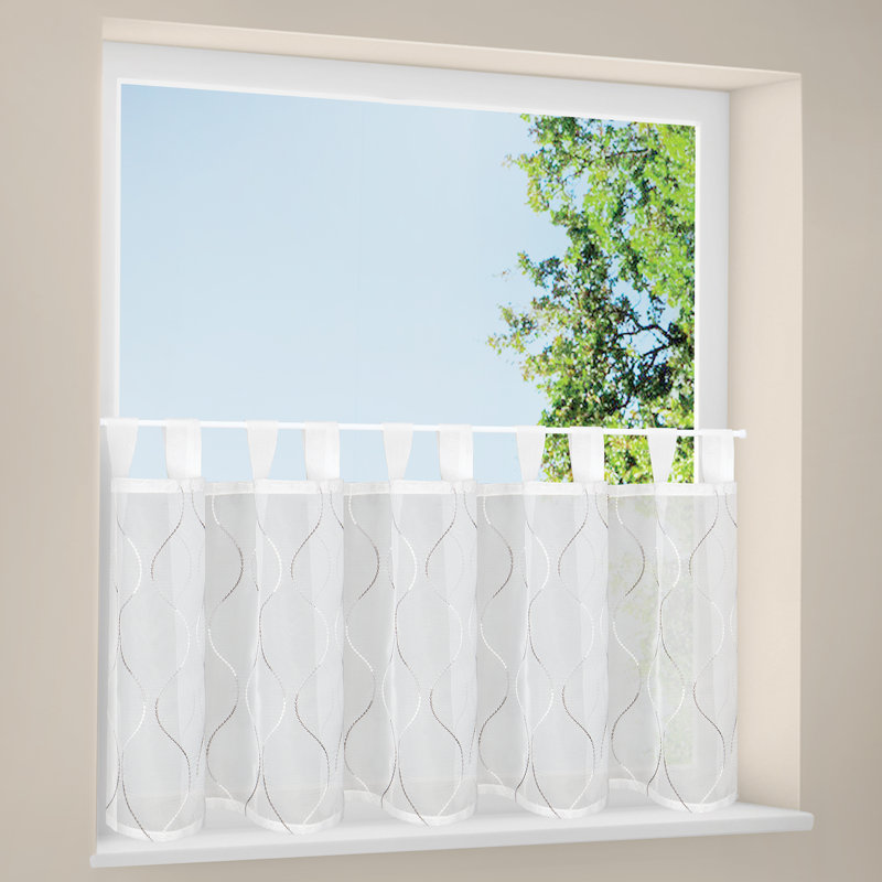 Bryonna Abstract Tailored Kitchen Curtain