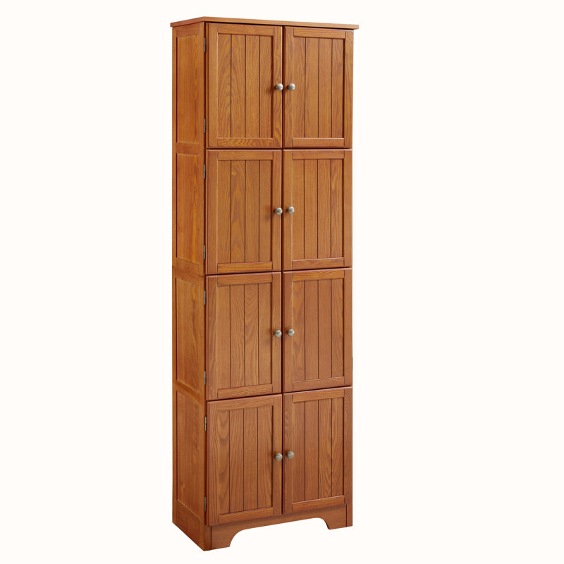 Corner Storage Cabinet with 8 Doors