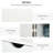White Freestanding Bathroom Cabinet, 2 Open Shelves And Door Cabinets, Added Storage In Bathroom, , - Tipping Strap, Utilize Unused Space, 6" W X 11.99" D 46.5" H, Easy To Clean Tall Freestanding,