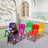 6-Piece Stackable Kids Classroom Chairs, Plastic School Chairs for Preschool, Daycare & Playroom-116734402