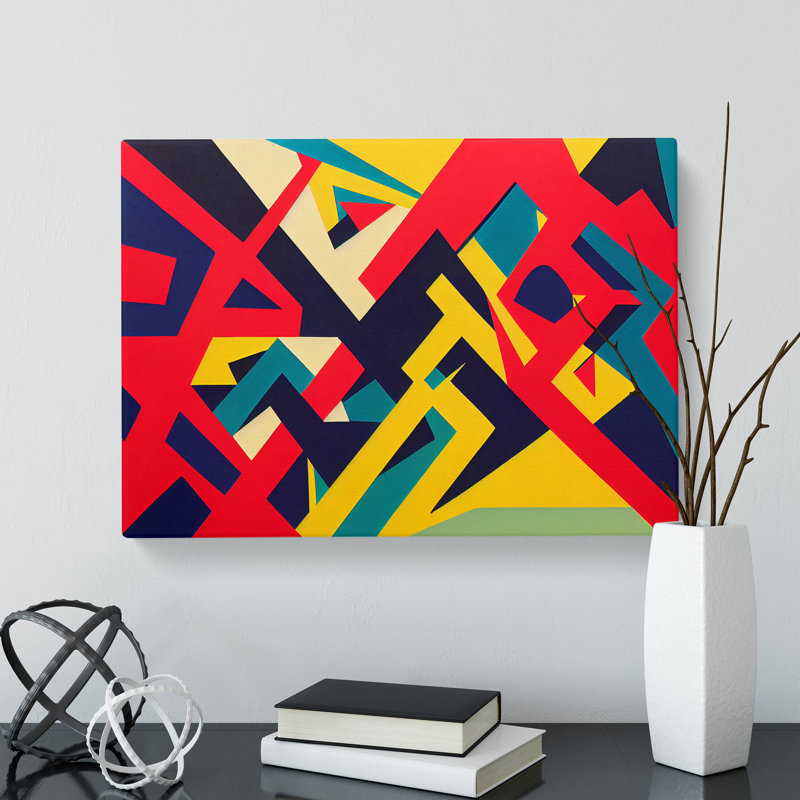 Grand Abstract Art - Wrapped Canvas, 40cm H x 60cm W x 3cm D