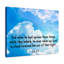 Out Of Their Sight Acts 1:9 - Wrapped Canvas Print-1602915490