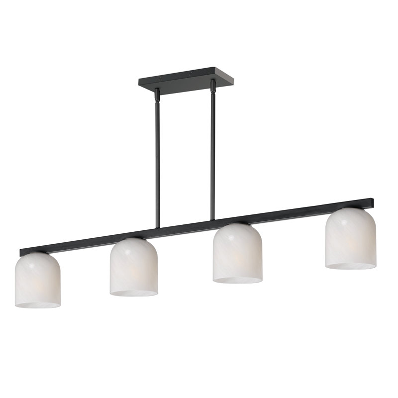 Luminaire suspendu Scoop-Linear, Noir