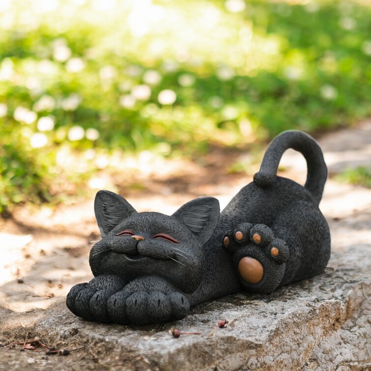 Cat Animals Plastic Garden Statue