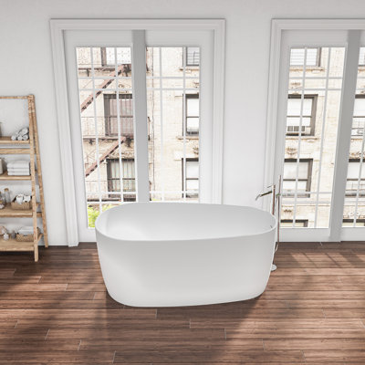 66.9'' x 31.5'' Freestanding Soaking Acrylic Bathtub