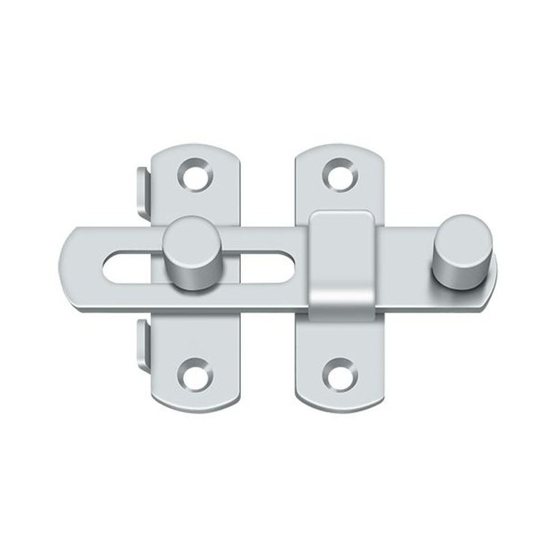Loquet de chute, Chrome poli