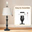 Lampe de table noire 19 po avec contrôle tactile Maestas-1146144250