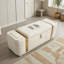 Banc coffre ottoman rembourré avec compartiment caché avec couvercle relevable-1439701490