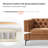 Brinna 2-Piece Faux Leather Living Room Set