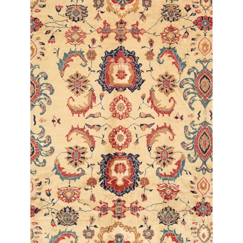 Eiler Oriental Area Rug in Yellow