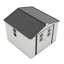 Remise de rangement pour l'extérieur, film de protection 8 X 8, quatre portes verrouillables à la lumière du jour, un cadeau pratique et réfléchi-123794605-123794603