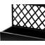 Ensemble pour jardin surélevé avec jardinière - pot à fleurs multifonctionnel en métal 3 en 1, fabrication en acier galvanisé durable, roulettes verrouillables, drainage et conception verticale mince-1273429640