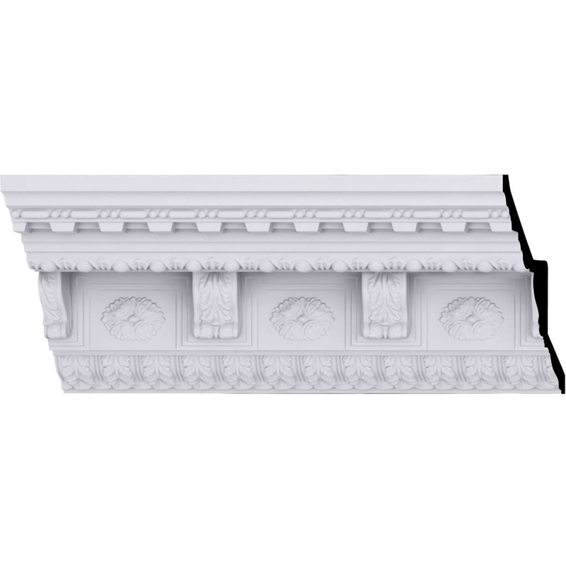 9 7/8"H x 9 3/4"P x 14"F x 94 1/2"L Granada Crown Moulding