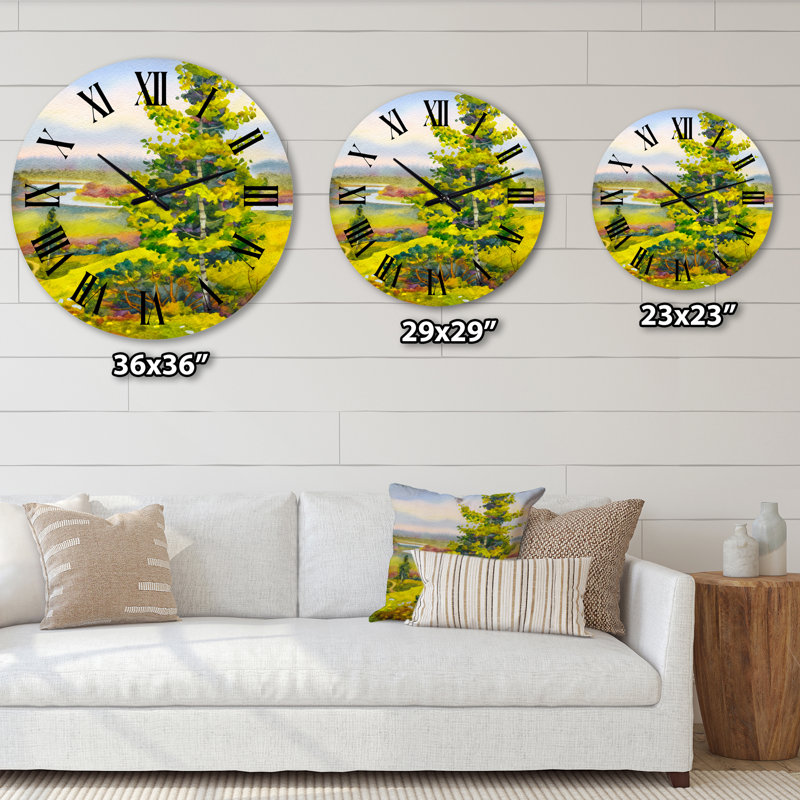 Horloge murale Lake House, Surdimensionné