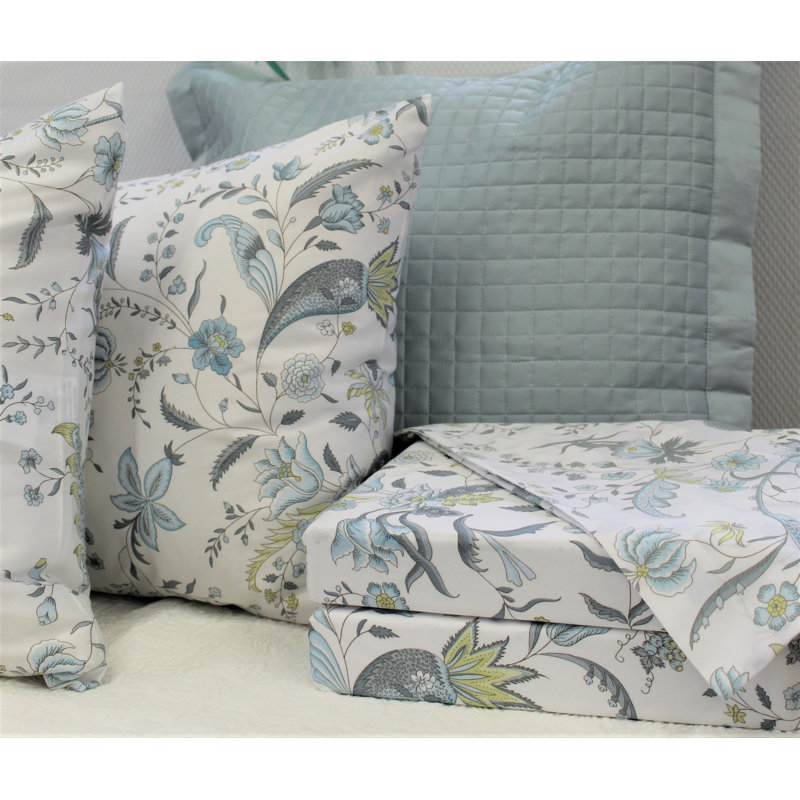 Botanical 100% Cotton Floral Sheet Set, King
