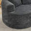 Causeuse courbée, petit canapé en chenille avec 3 coussins, canapé profond pour appartement, salon, aucun assemblage requis, canapés à compression-125820290