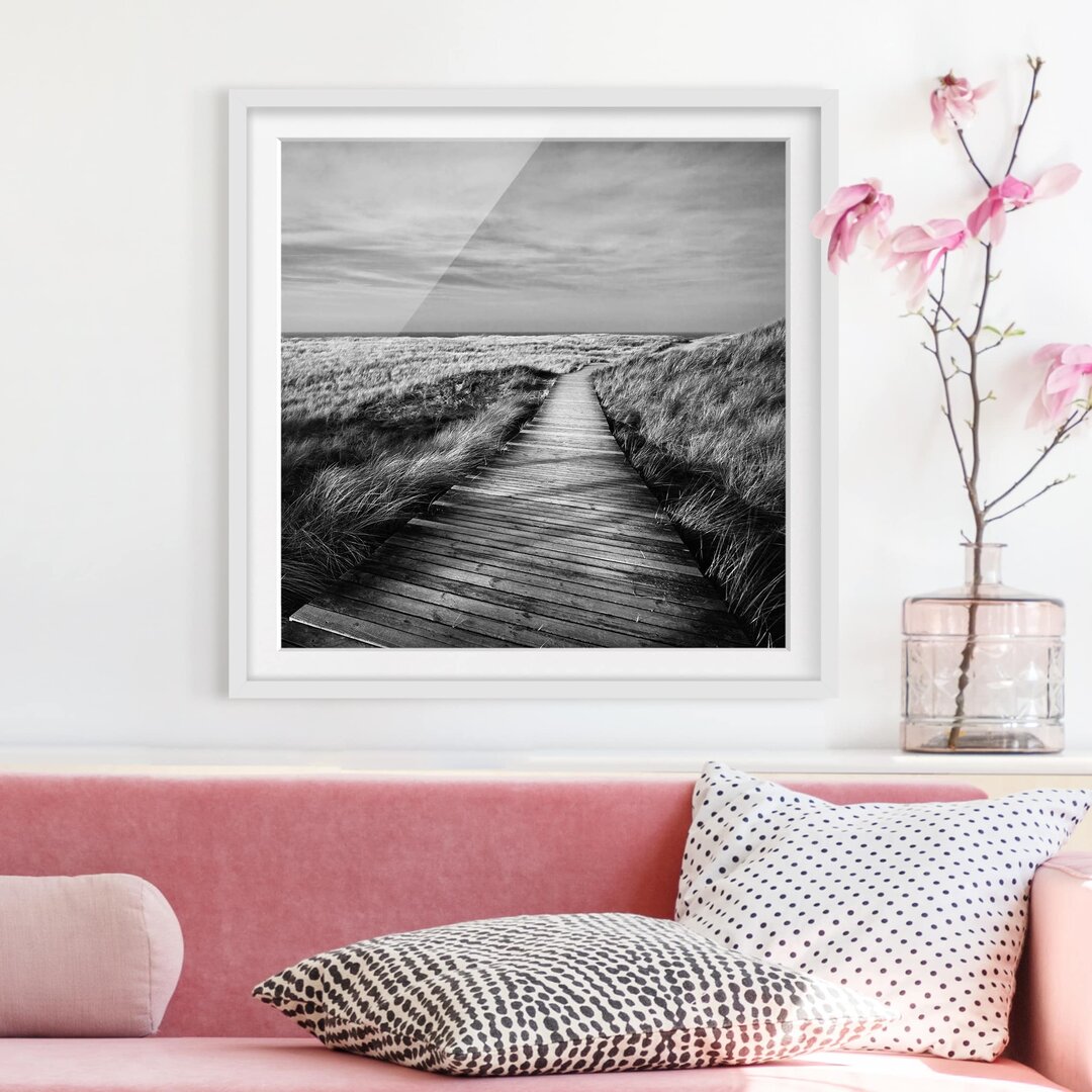 Gerahmtes Poster Dune Path on Sylt II