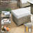 Daliya Wicker 5 - Person Patio Conversation Set with Cushions-690585551