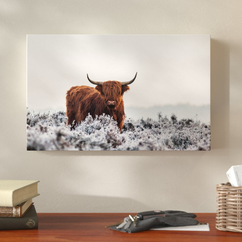 Art mural sur toile tendue - Jaap Van Den «Highlander» pour décoration de salon, de chambre à coucher ou de bureau - 12 x 19