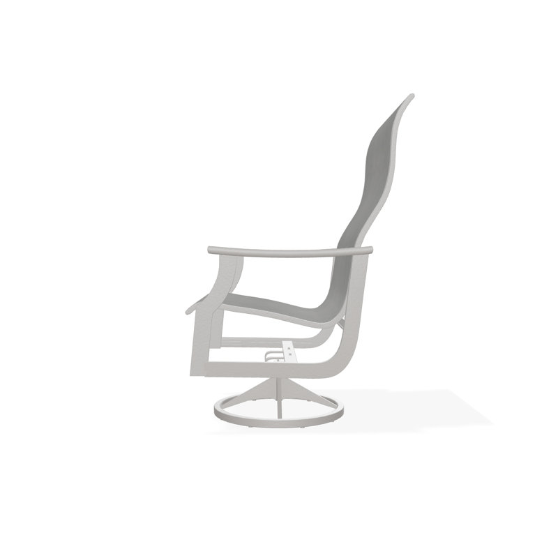 St. Catherine Polymer Outdoor Lounge Chair, Warm Gray, Sicily