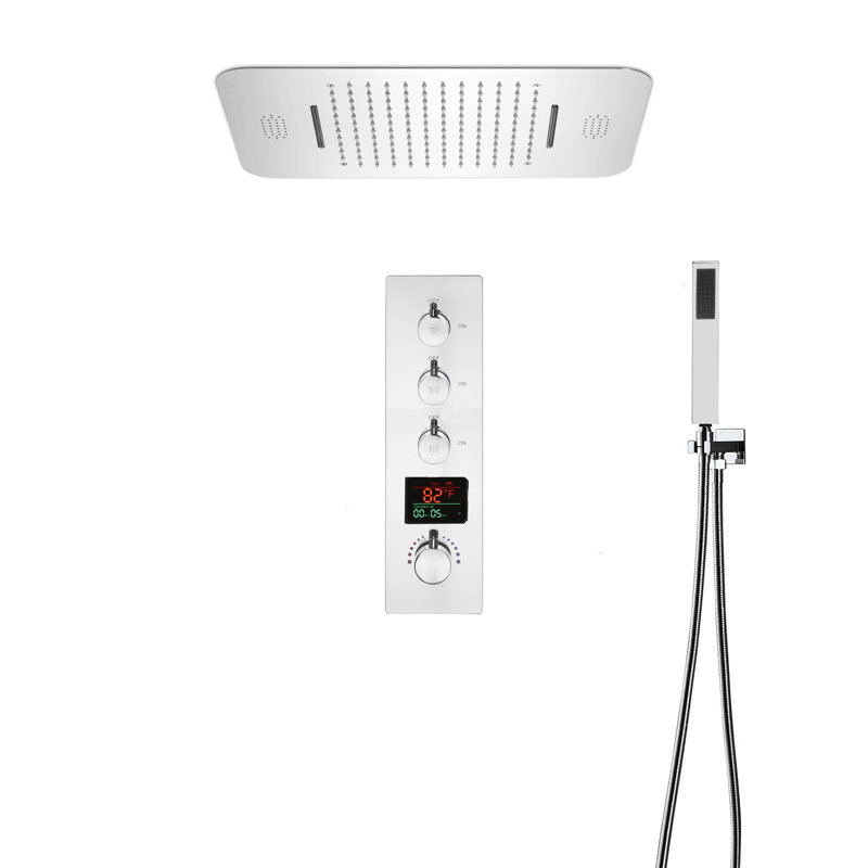 All-In-One Kit with Rough in-Valve, Chrome