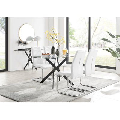 4 - Person Pedestal Dining Set