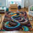 Floral Medallion Design Non Woven Soft Printed Rug for Home and Office Decor-114335350